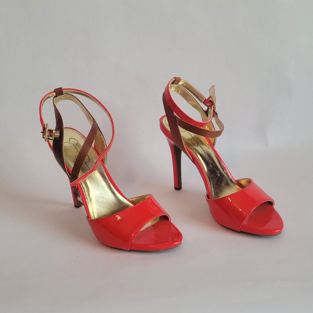 Jessica Simpson Iyana Tomato Red, Size 8.5M